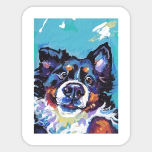 Bernese Mountain Dog Bright colorful Pop Art Sticker